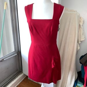 Flirty red dress